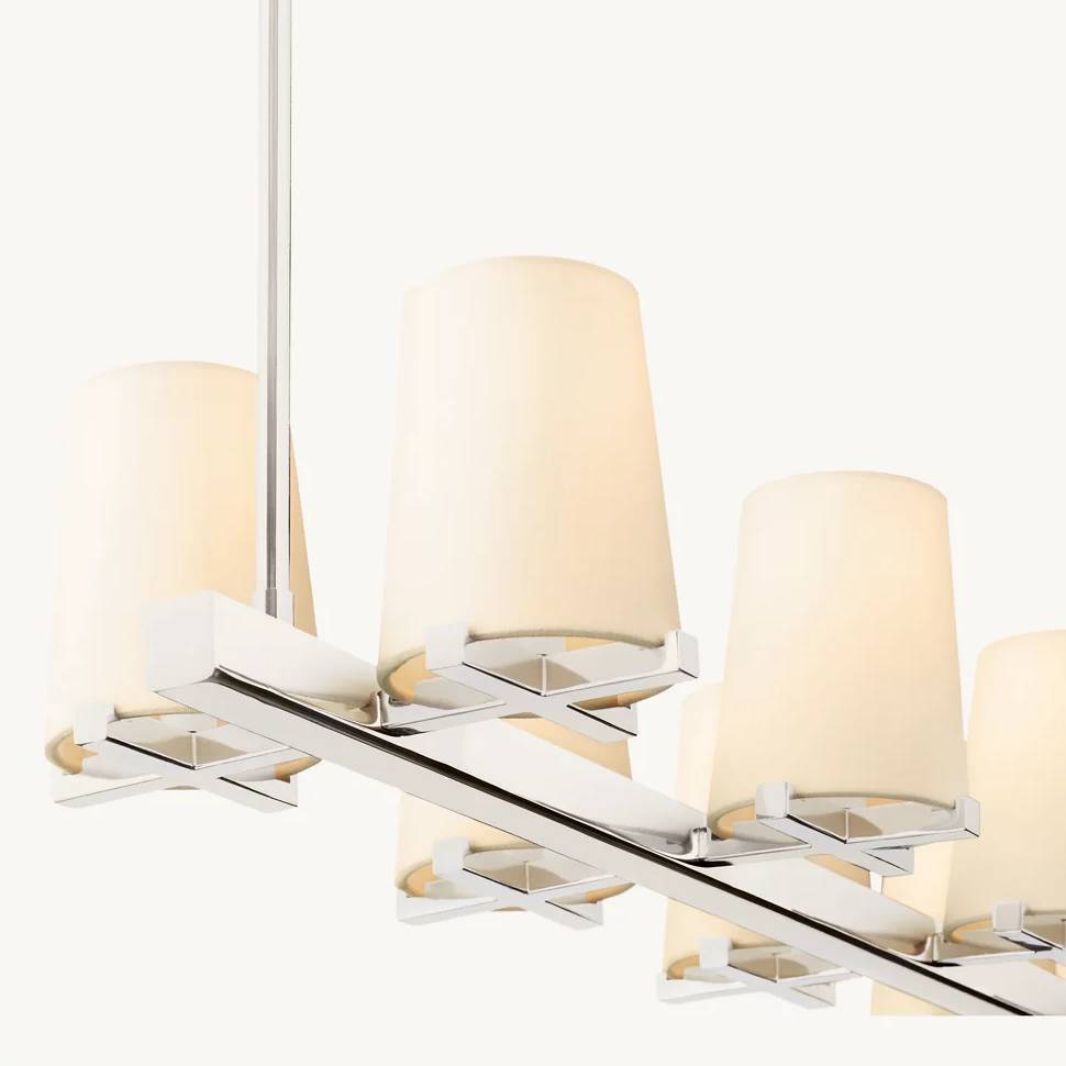 Pauillac Shade Linear Chandelier 60"