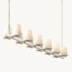 Pauillac Shade Linear Chandelier 60"