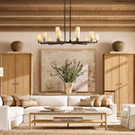 Wright Round Chandelier 36"
