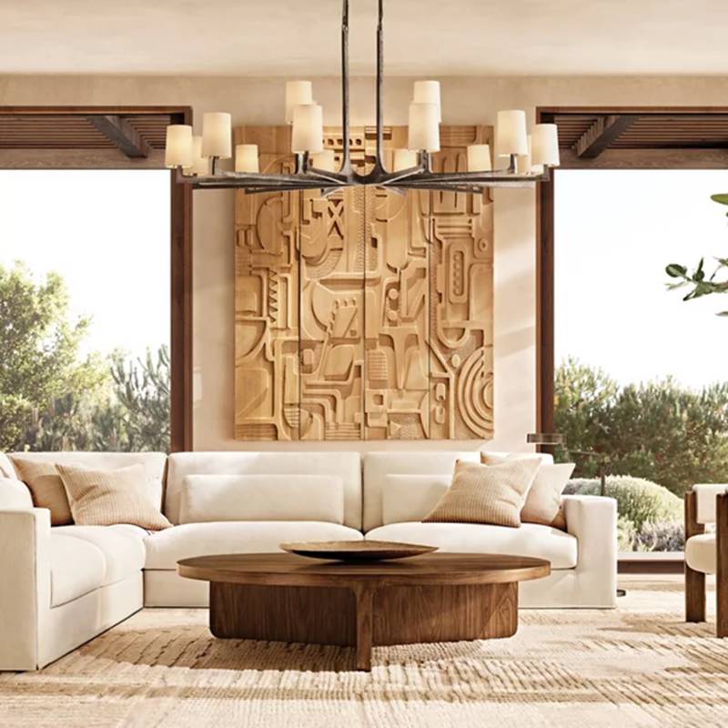 Wright Round Chandelier 48"
