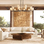 Wright Round Chandelier 36"