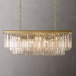 Odeon Rectangular Tiered Chandelier 40"