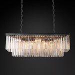 Odeon Rectangular Tiered Chandelier 40"