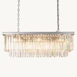 Odeon Rectangular Tiered Chandelier 40"