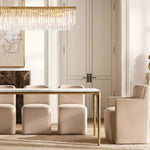 Odeon Rectangular Tiered Chandelier 59"