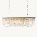 Odeon Rectangular Tiered Chandelier 49"