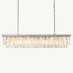 Odeon Rectangular Tiered Chandelier 72"