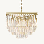 Odeon Tiered Square Chandelier 22"
