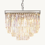 Odeon Tiered Square Chandelier 22"