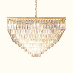 Odeon Tiered Square Chandelier 47"