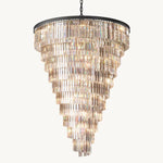 Odeon Triangular Helix Chandelier