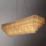 Sirene Rectangle Chandelier 77"