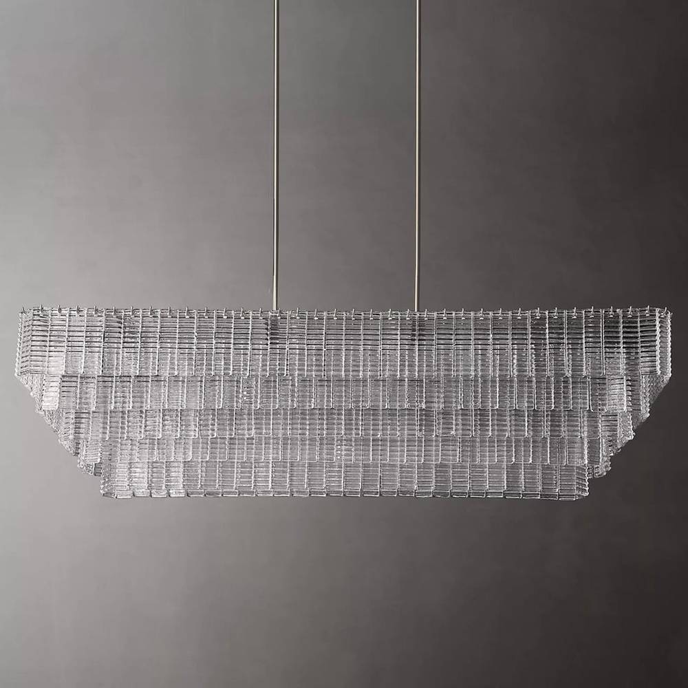 Sirene Rectangle Chandelier 77"
