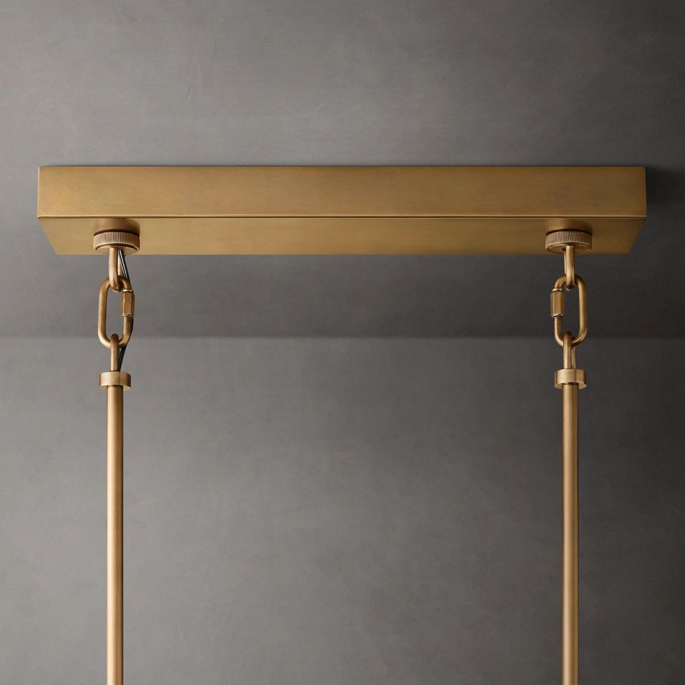 Sirene Rectangle Chandelier 77"