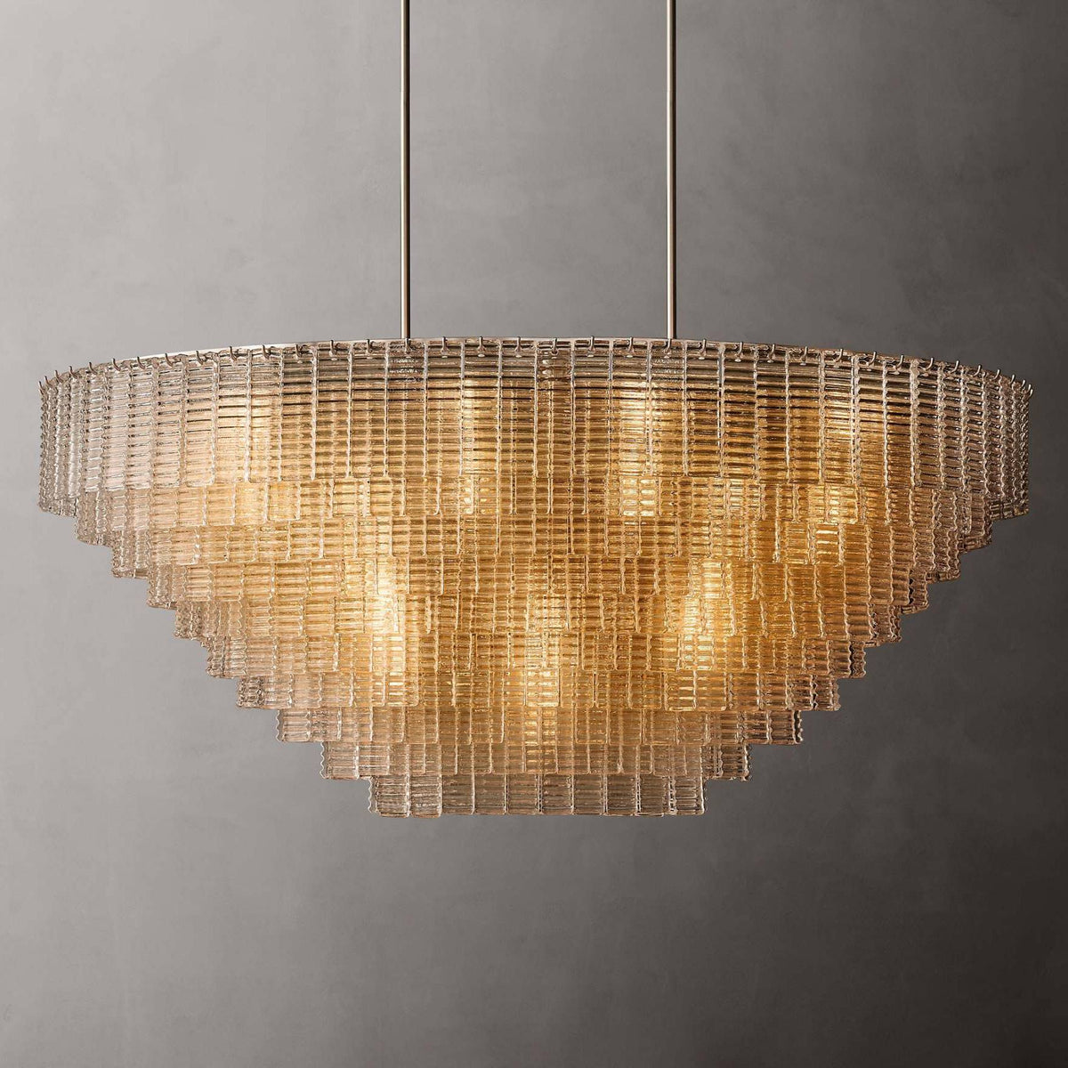 Sirene Oval Chandelier 65"