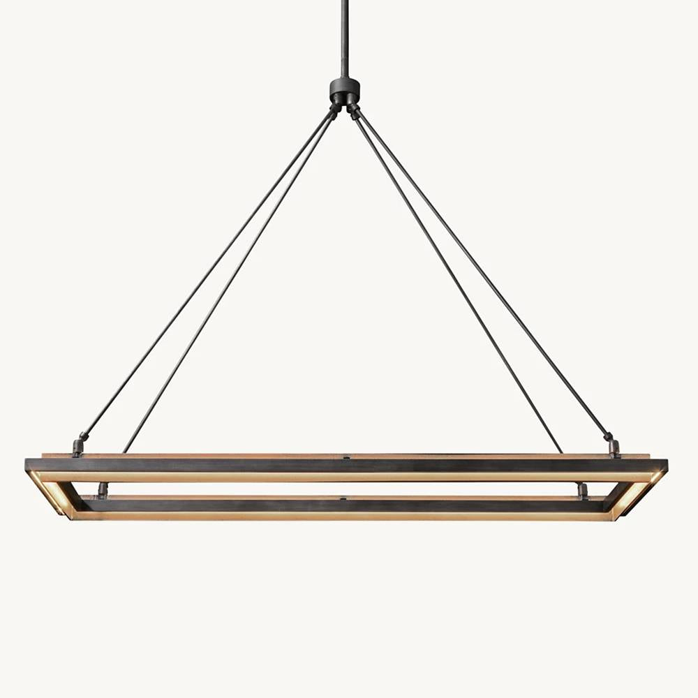 Peralta Rectangular Chandelier 48"