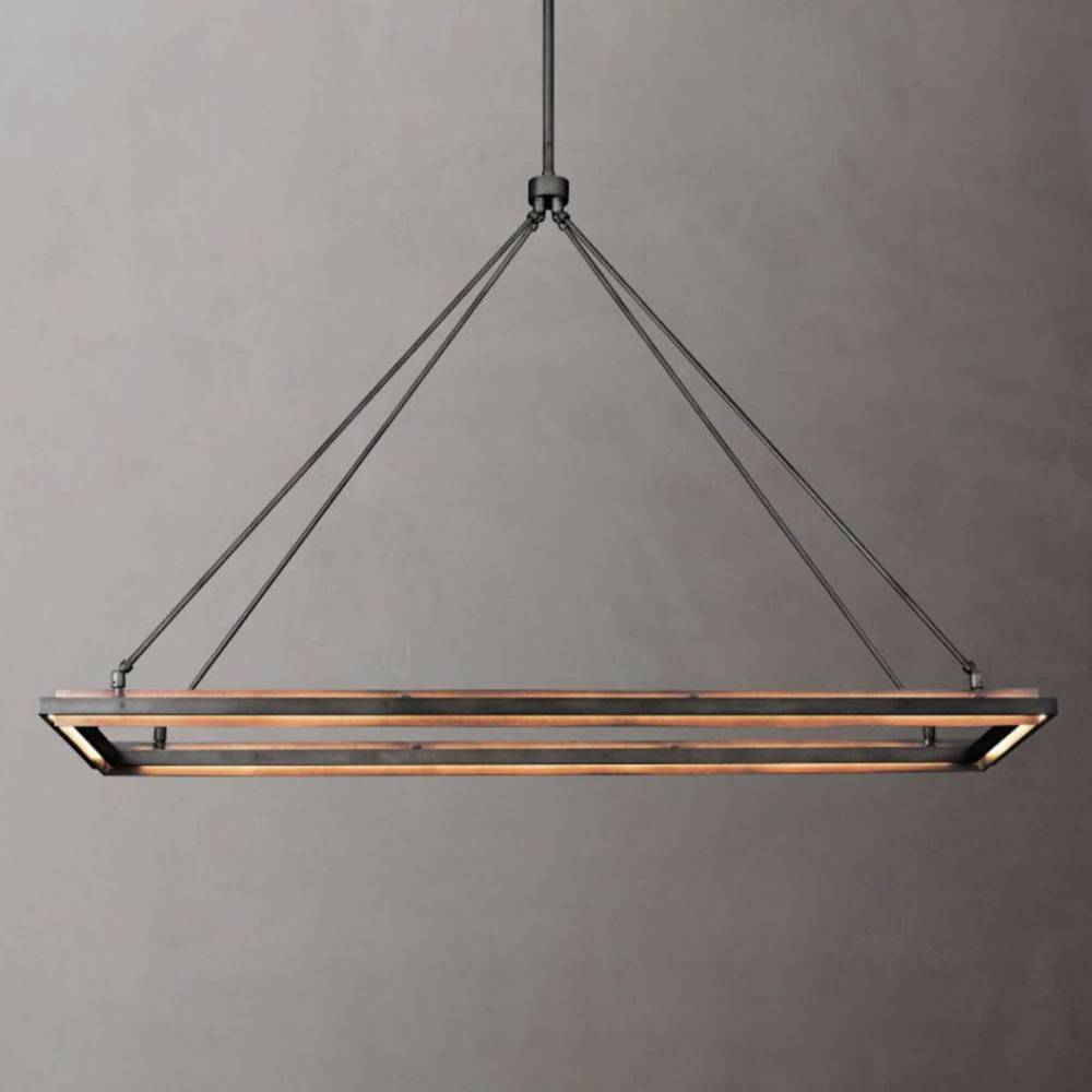 Peralta Rectangular Chandelier 48"
