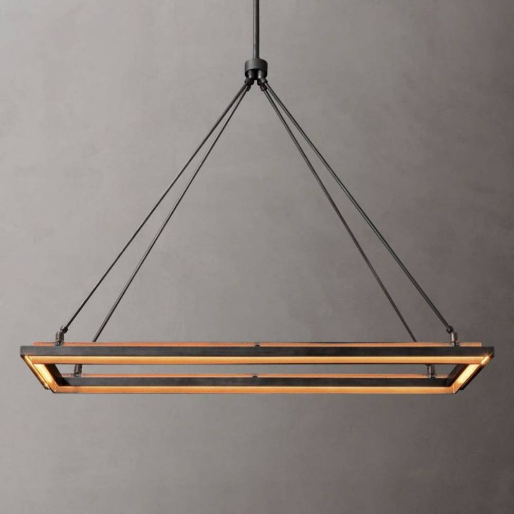 Peralta Rectangular Chandelier 48"