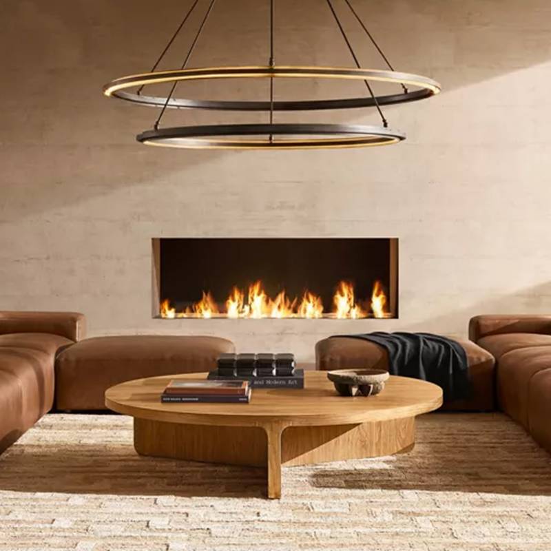 Peralta Two-Tier Round Chandelier 60"