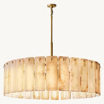 Calvette Onyx Round Chandelier 48"
