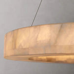 Rivage Alabaster Round Chandelier 31"
