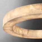 Rivage Alabaster Round Chandelier 31"