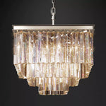 Odeon Tiered Square Chandelier 22"