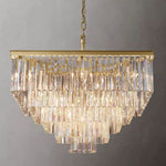Odeon Tiered Square Chandelier 34"