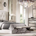 Odeon Tiered Square Chandelier 34"