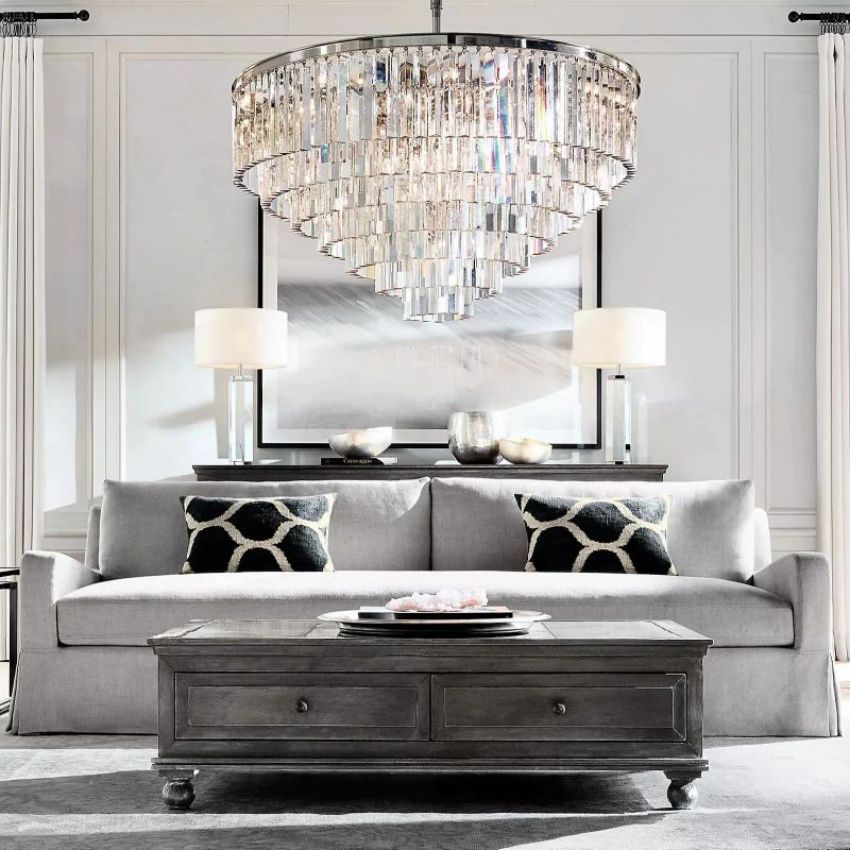 Odeon Round Chandelier 44"