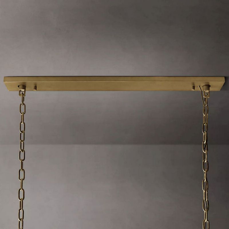 Harlow Crystal Rectangle Chandelier 62"