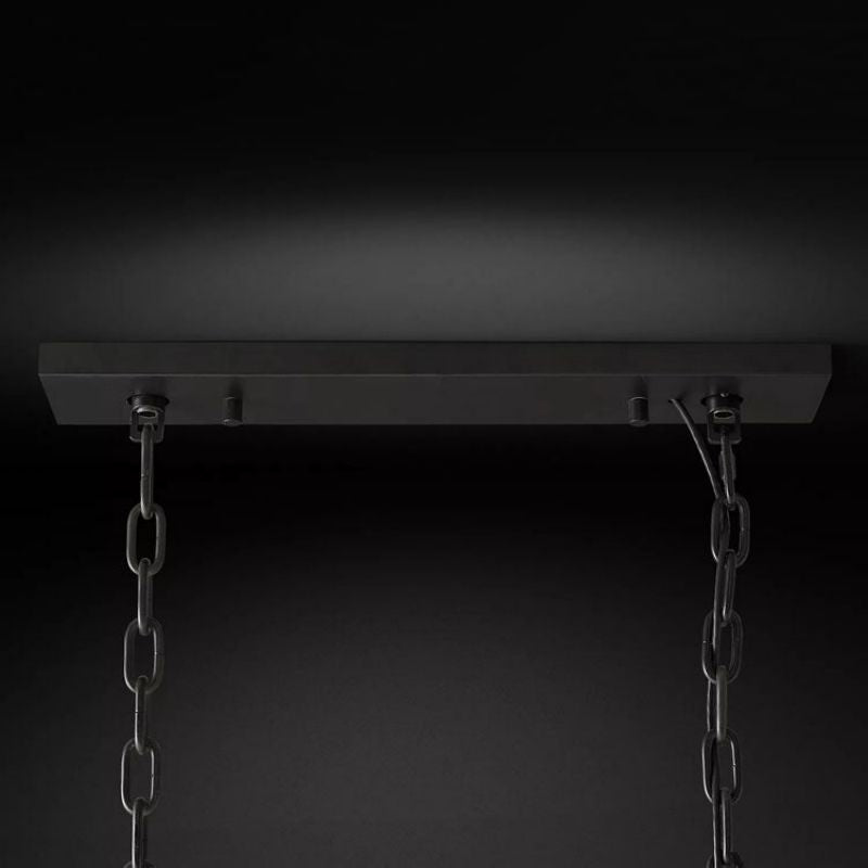 Harlow Crystal Rectangle Chandelier 54"