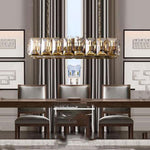 Harlow Crystal Rectangle Chandelier 62"