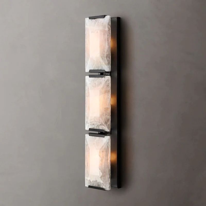Harlow Calcite Triple Wall Sconce