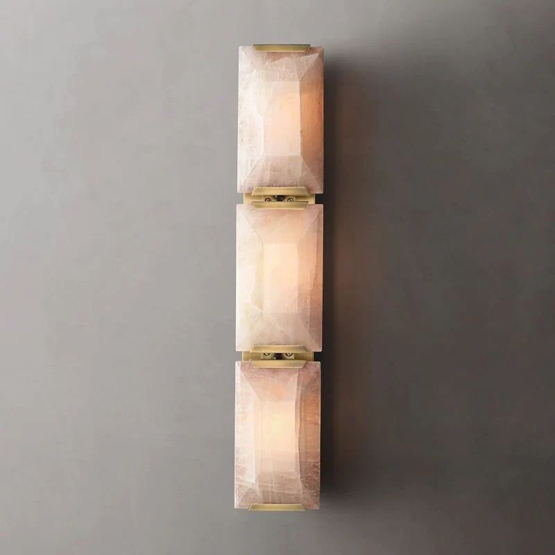 Harlow Calcite Triple Wall Sconce