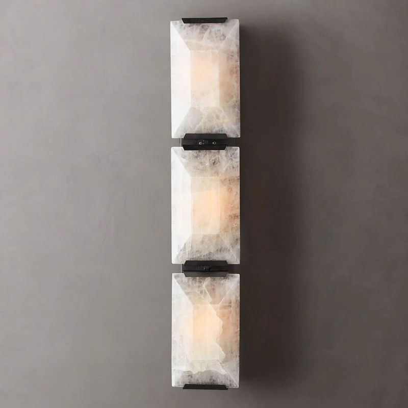 Harlow Calcite Triple Wall Sconce