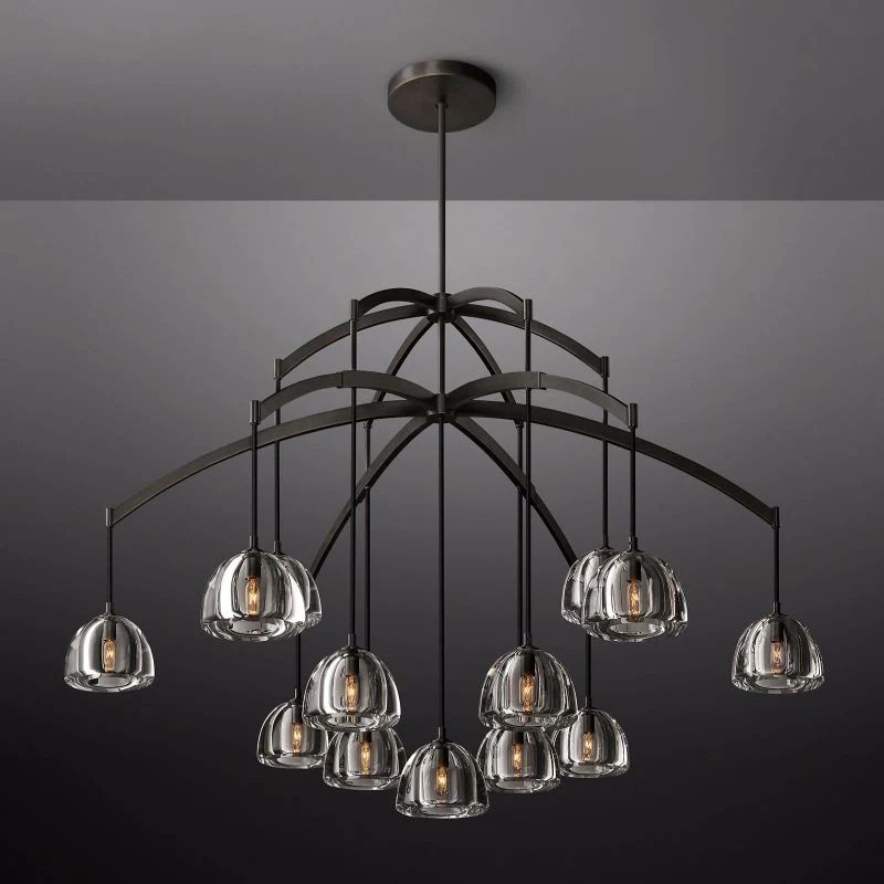 Hemisphere Round Chandelier 60"