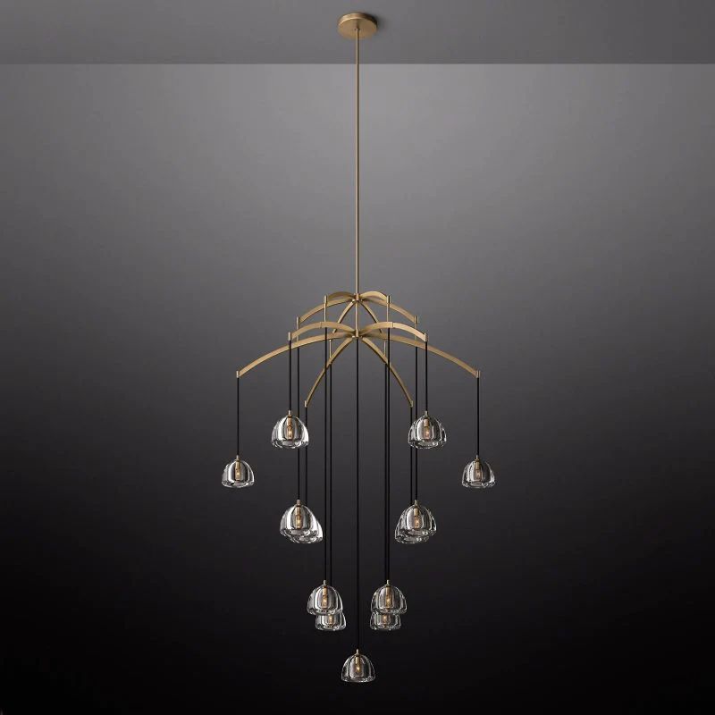Hemisphere Round Chandelier 60"