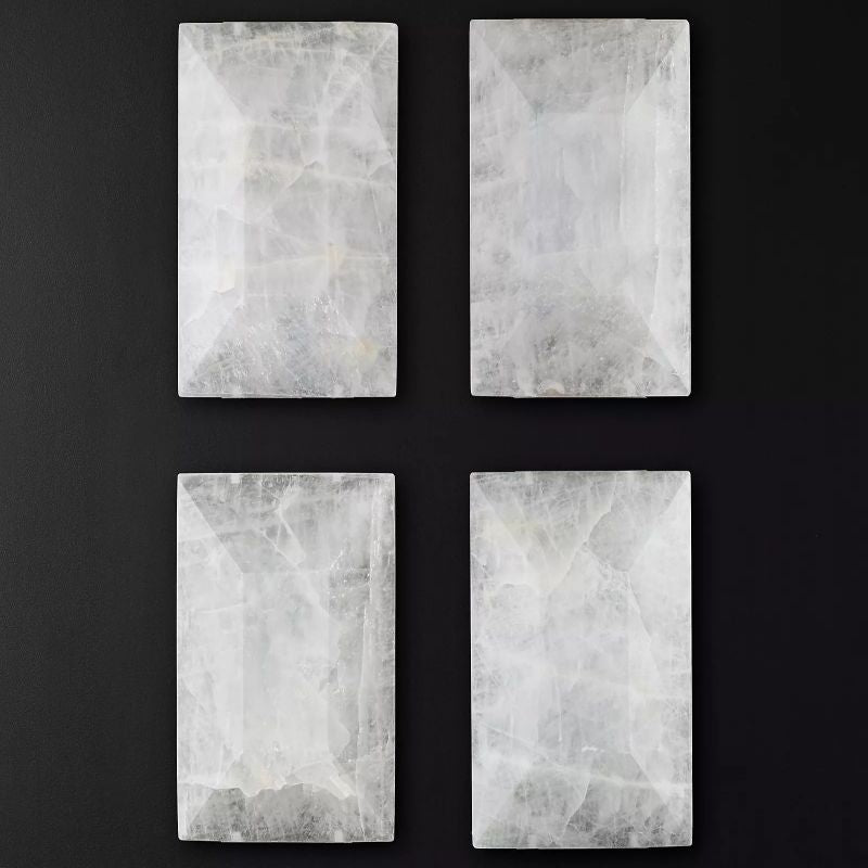 Harlow Calcite Rectangle Chandelier 62"