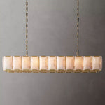 Harlow Calcite Rectangle Chandelier 74"