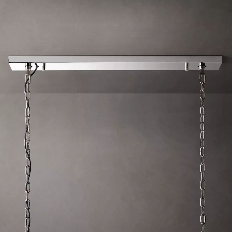 Harlow Calcite Rectangle Chandelier 62"