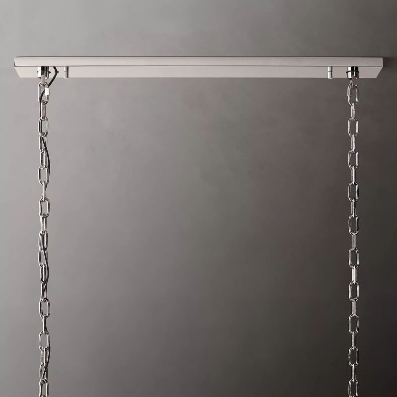 Harlow Crystal Rectangle Chandelier 74"