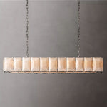 Harlow Calcite Rectangle Chandelier 74"