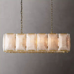 Harlow Calcite Rectangle Chandelier 42"