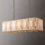 Harlow Calcite Rectangle Chandelier 42"