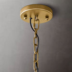 Harlow Calcite Round Chandelier 43"