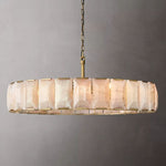 Harlow Calcite Round Chandelier 60"