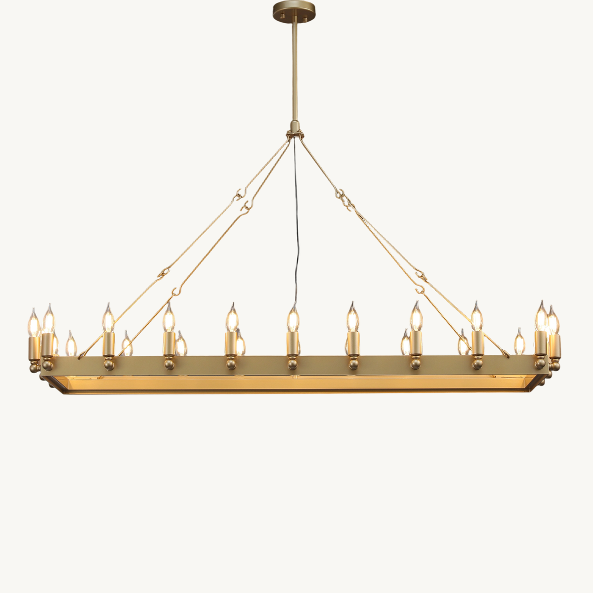Camille Rectangle Chandelier 41"