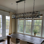 Harlow Crystal Rectangle Chandelier 74"