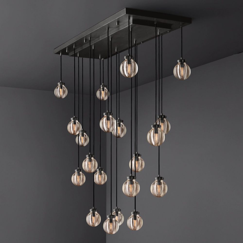 Pevaris Rectangle Chandelier 54"